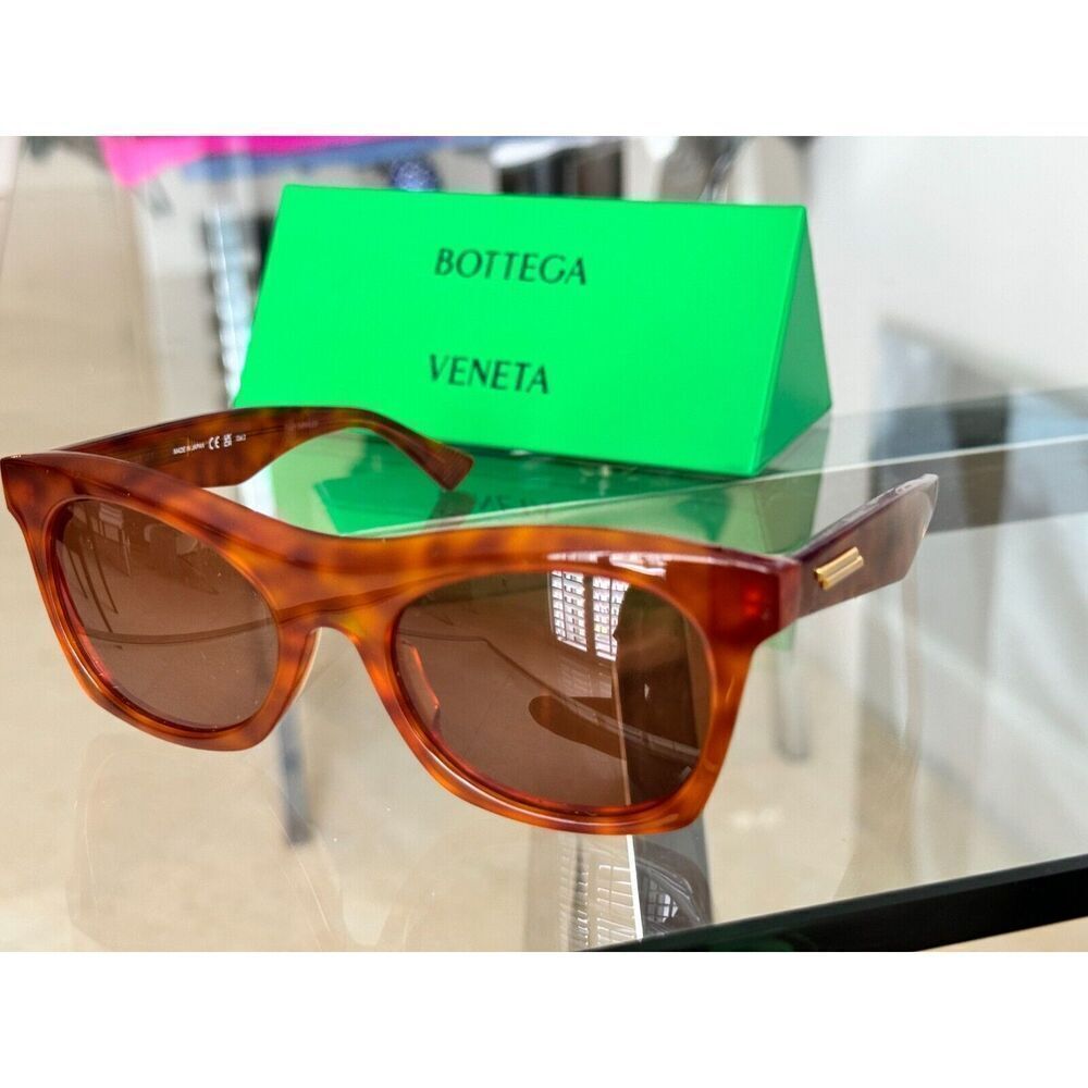 BOTTEGA VENETA BV1061S Tortoise Woman Original BRAND NEW
